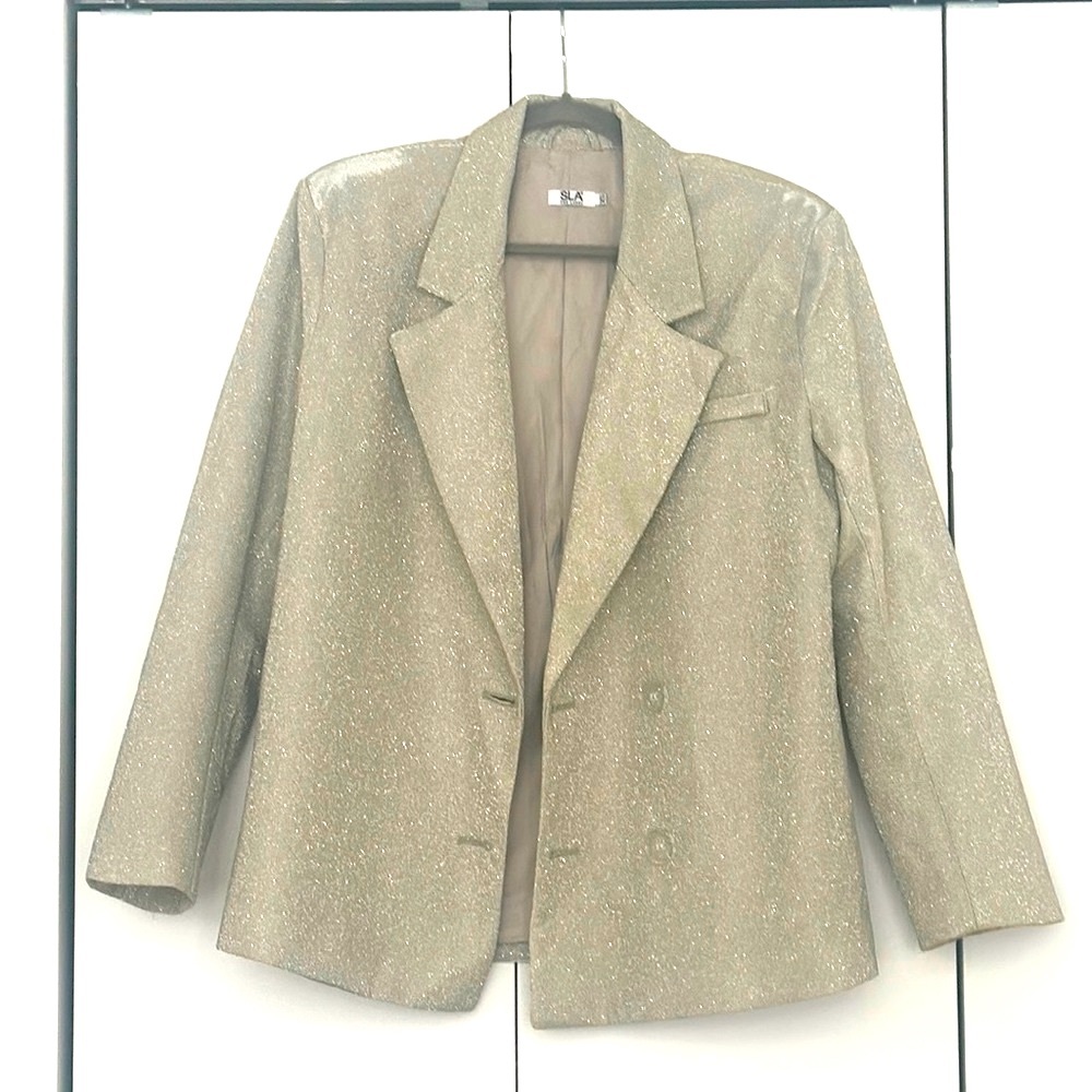 SLA The Label Gold Paloma Blazer